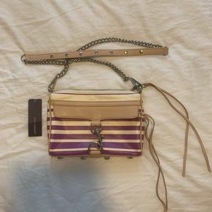 NWT Rebecca Minkoff Mini Mac Crossbody in Purple